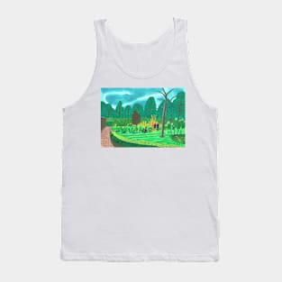 Admiring the hedges Tank Top